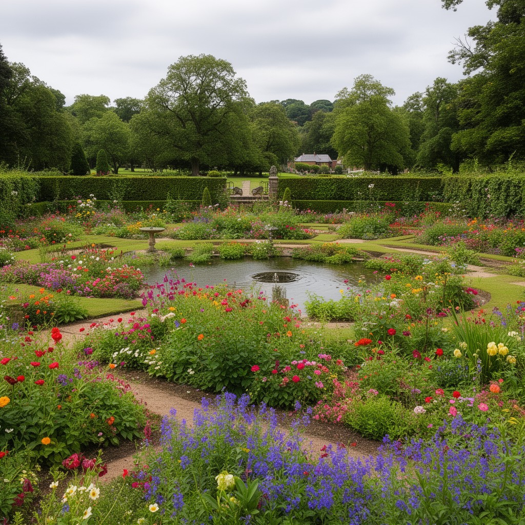 AI-generated illustration of Dingle garden