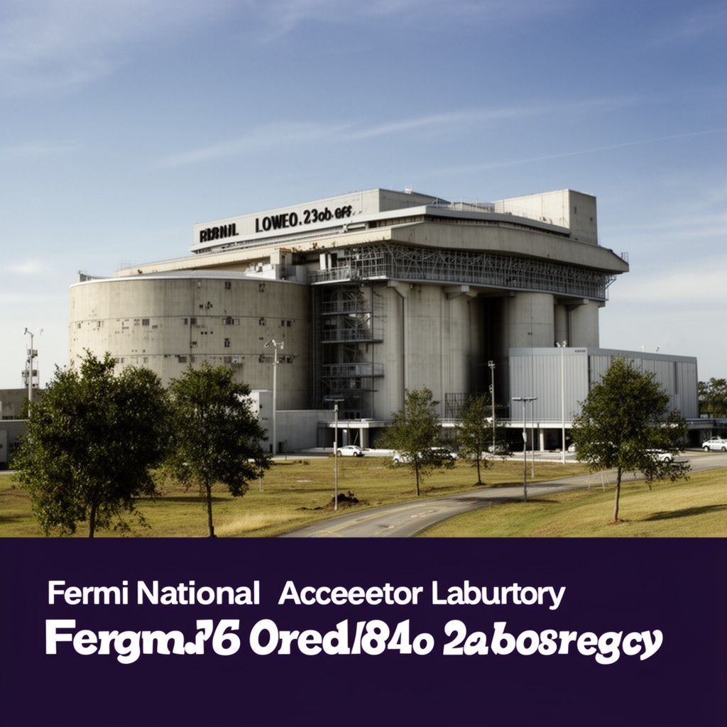AI-generated illustration of Fermi National Accelerator Laboratory