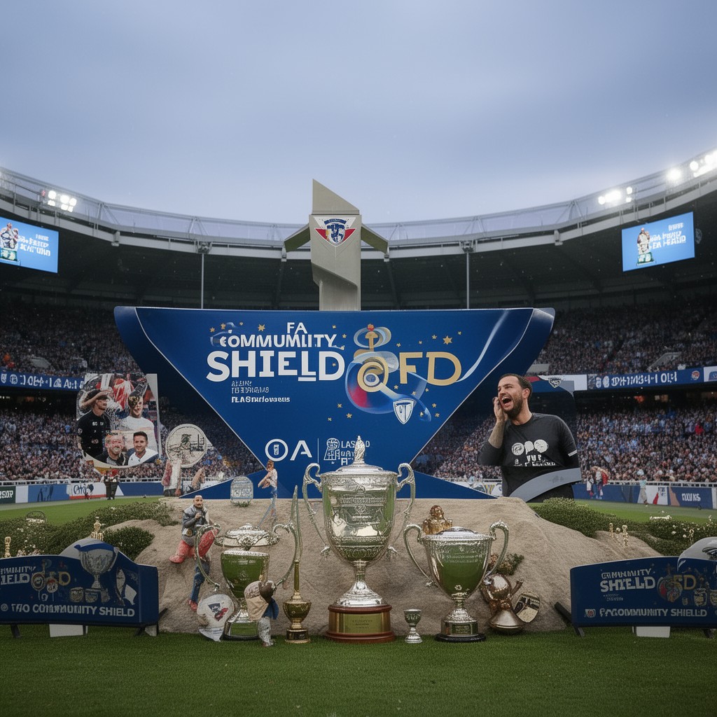 AI-generated illustration of FA Community Shield