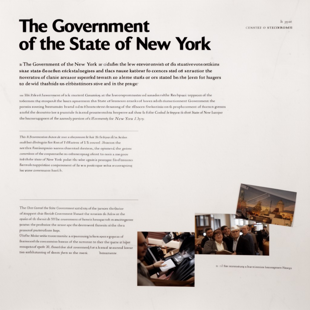 AI-generated illustration of Government of the State of New York