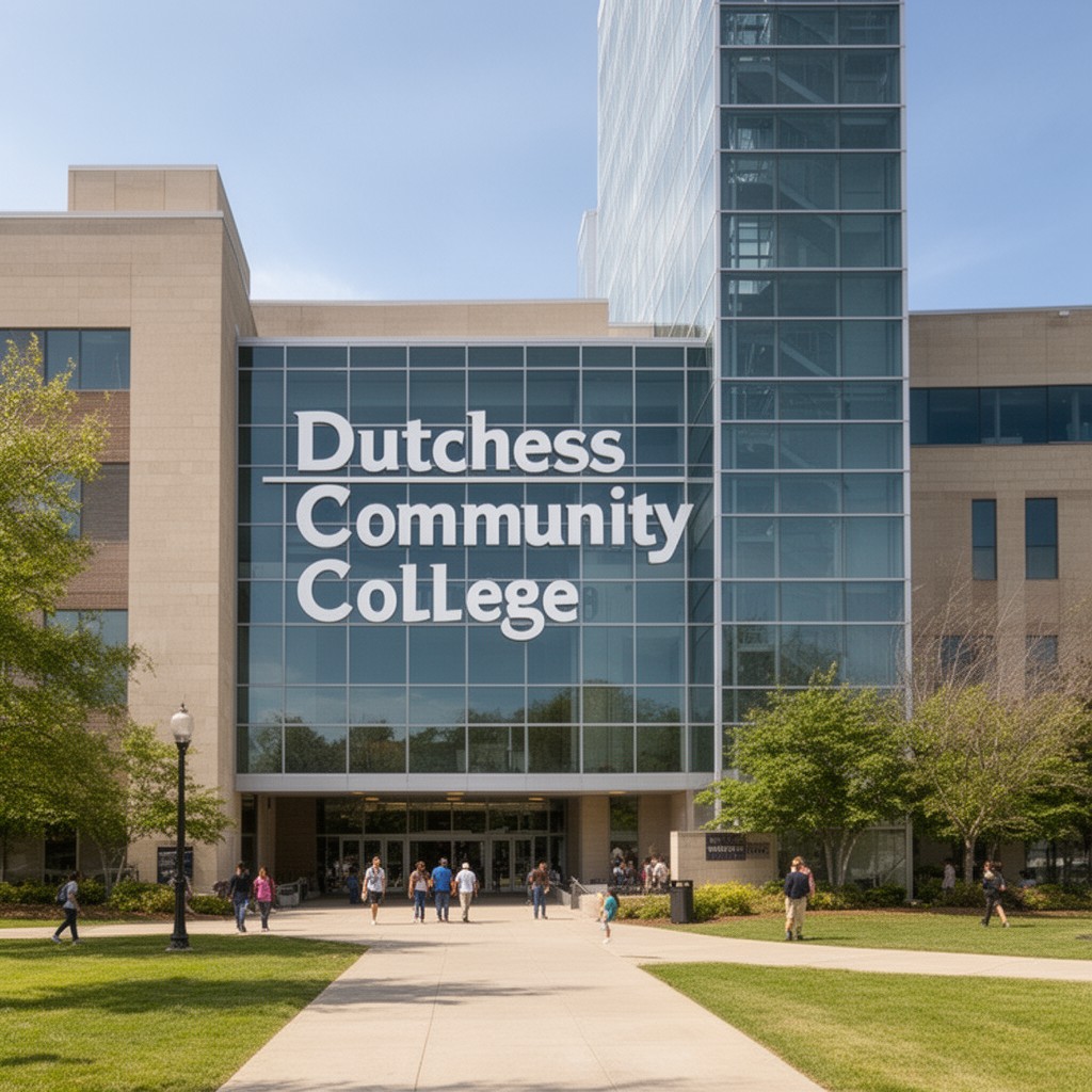AI-generated illustration of Dutchess Community College