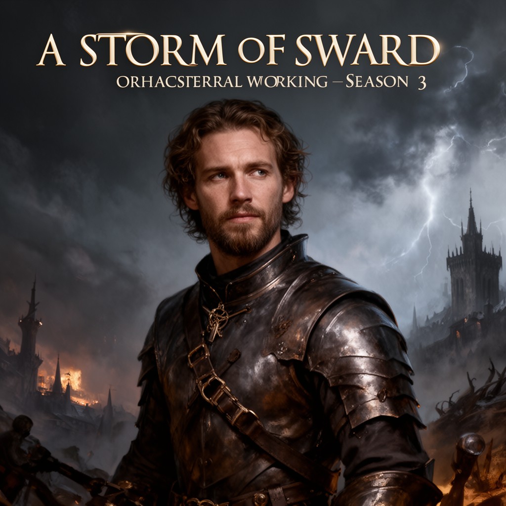 AI-generated illustration of A Storm of Swords (Game of Thrones Season 3 score)