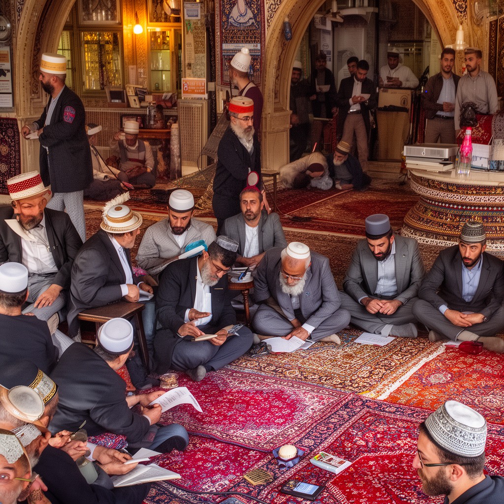 AI-generated illustration of Persian Jews