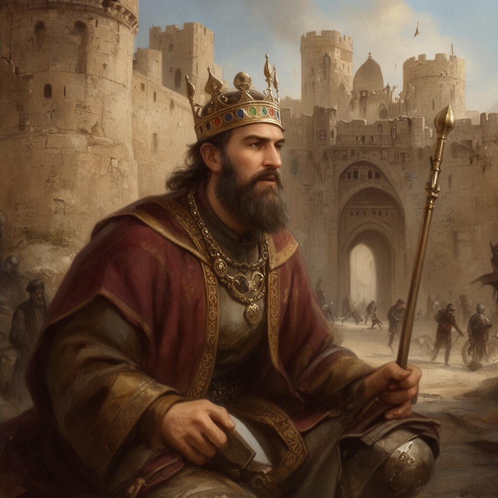 AI-generated illustration of King Zedekiah of Judah