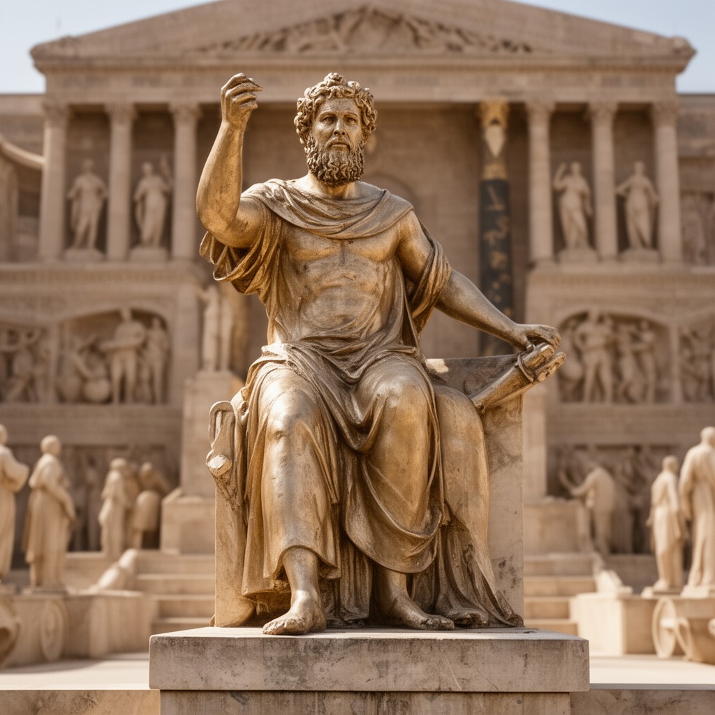 AI-generated illustration of Cyrus the Great