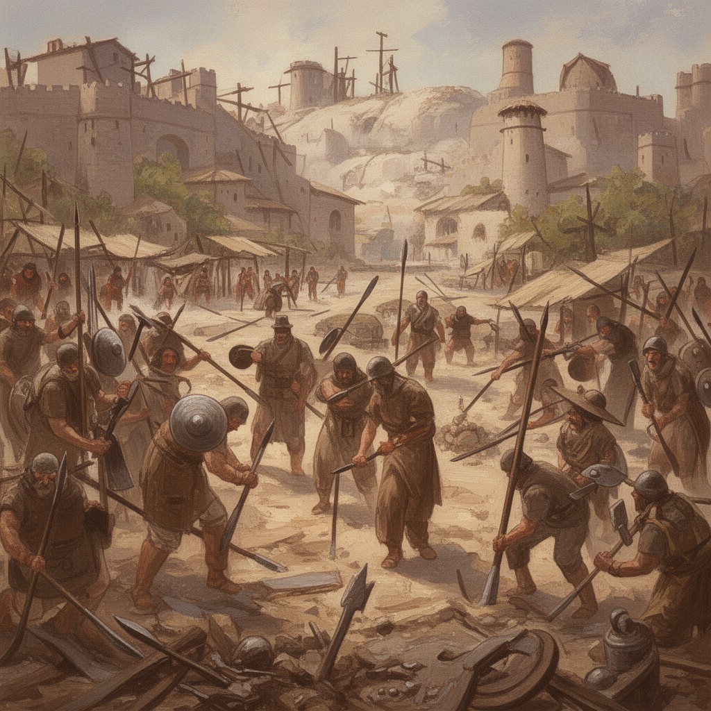 AI-generated illustration of Iron Age