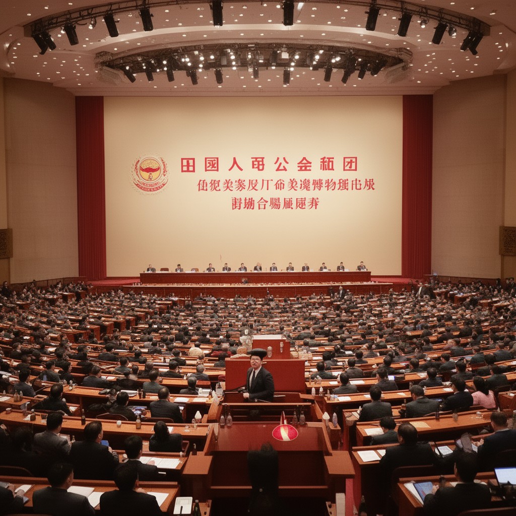 AI-generated illustration of National People's Congress