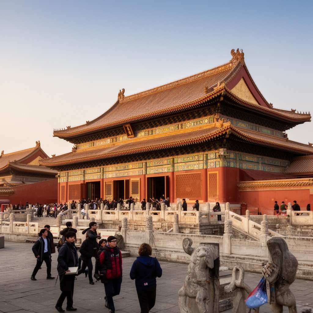 AI-generated illustration of Forbidden City