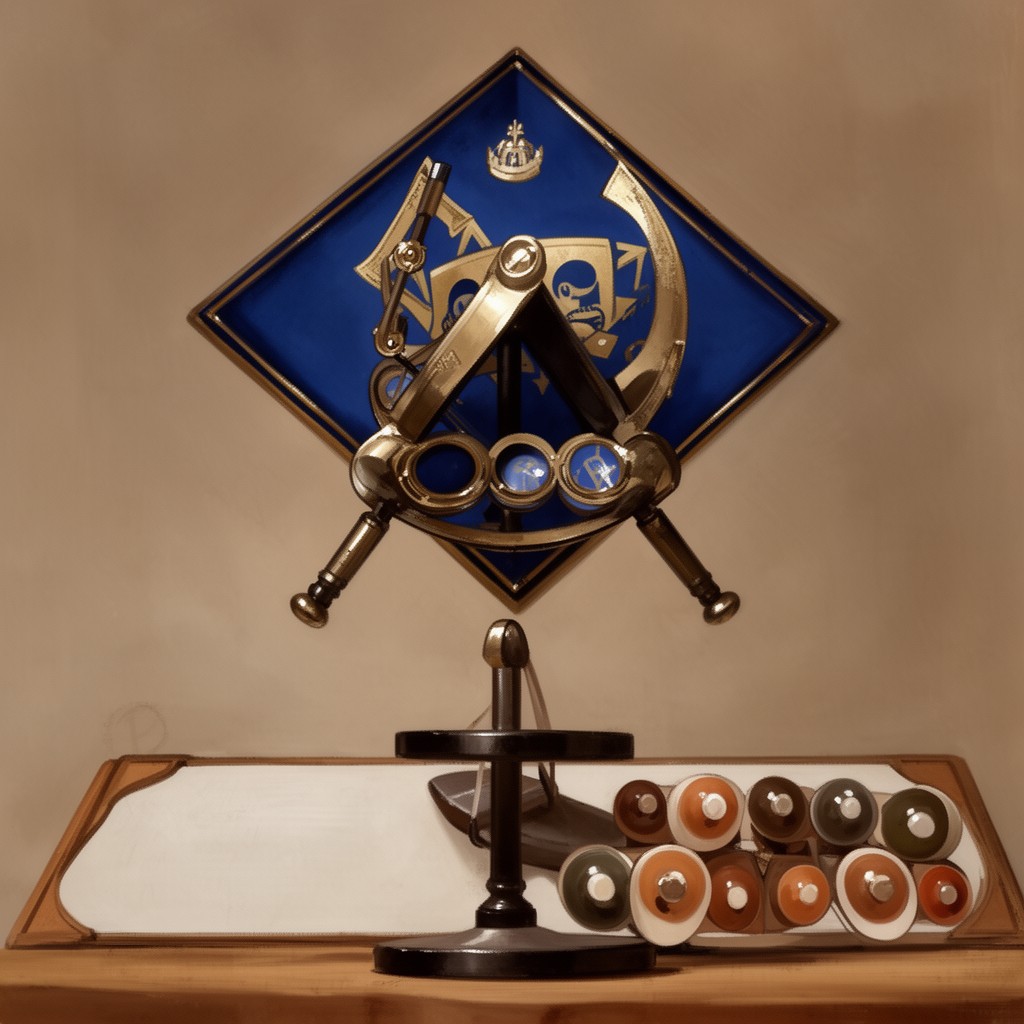 AI-generated illustration of Master Mason