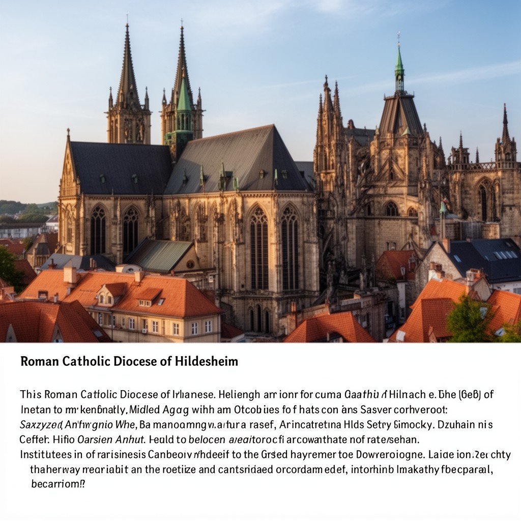 AI-generated illustration of Roman Catholic Diocese of Hildesheim