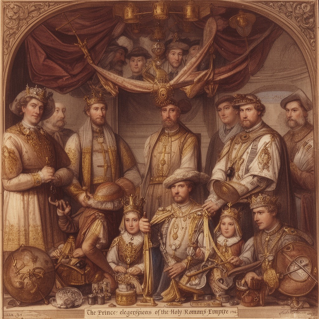 AI-generated illustration of Prince-electors of the Holy Roman Empire