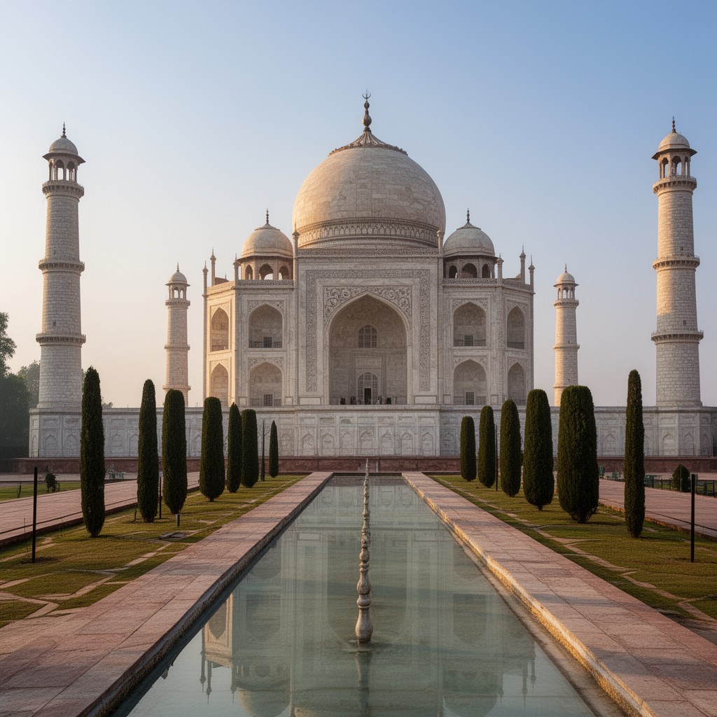 AI-generated illustration of Taj Mahal