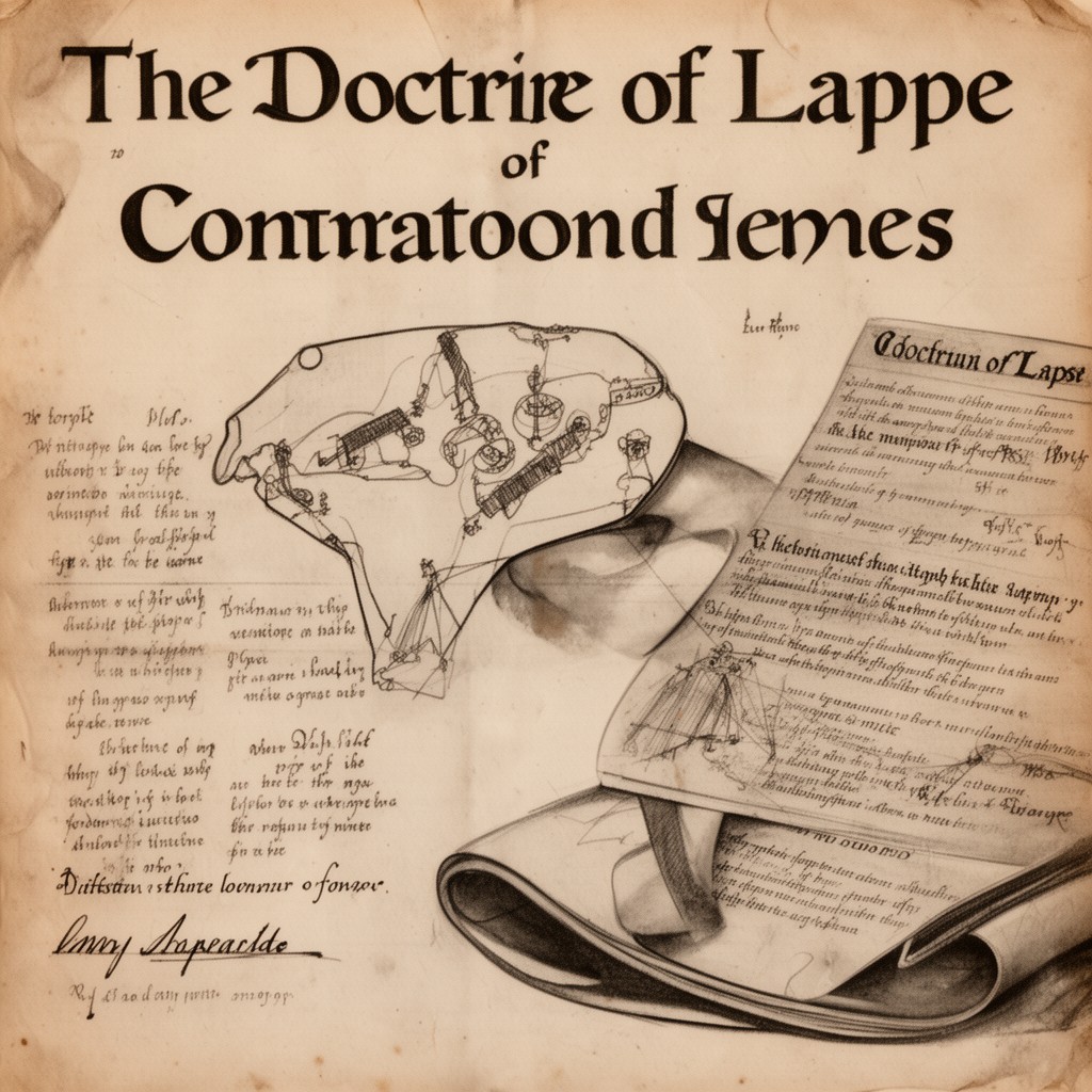AI-generated illustration of Doctrine of Lapse