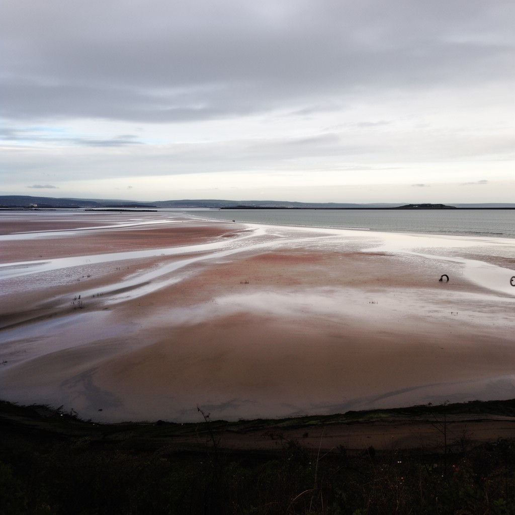 AI-generated illustration of Morecambe Bay