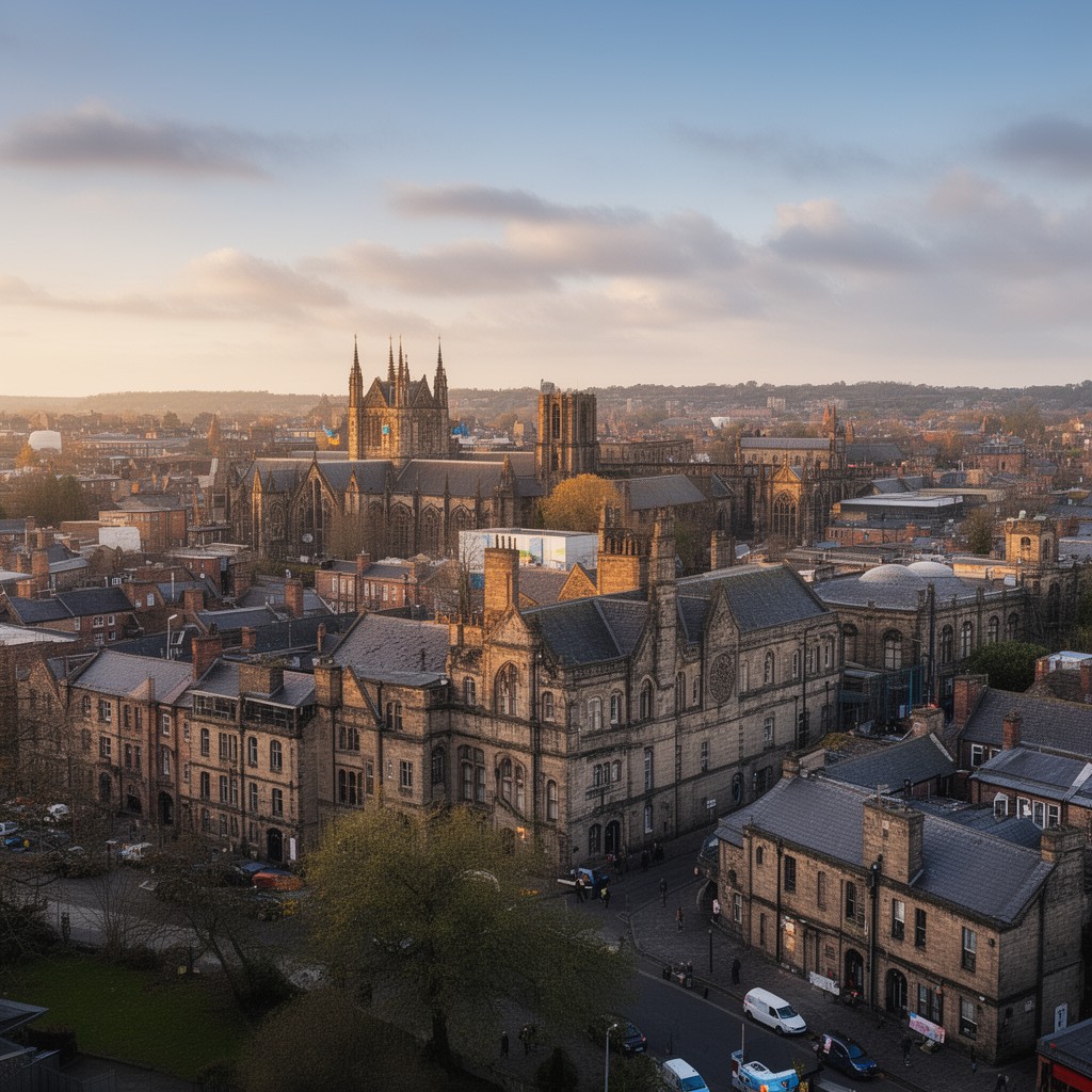 AI-generated illustration of Stockport