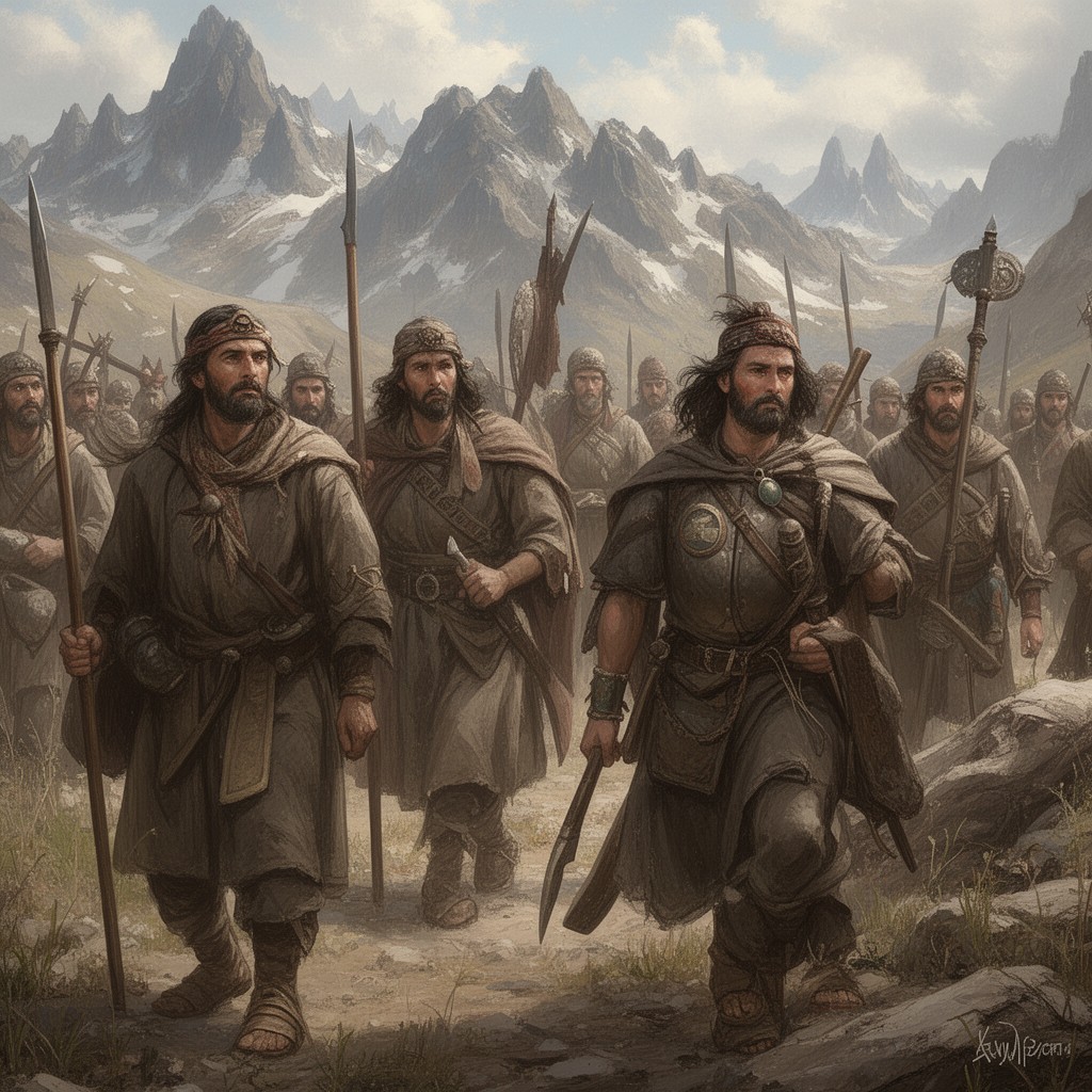 AI-generated illustration of Indo-Europeans