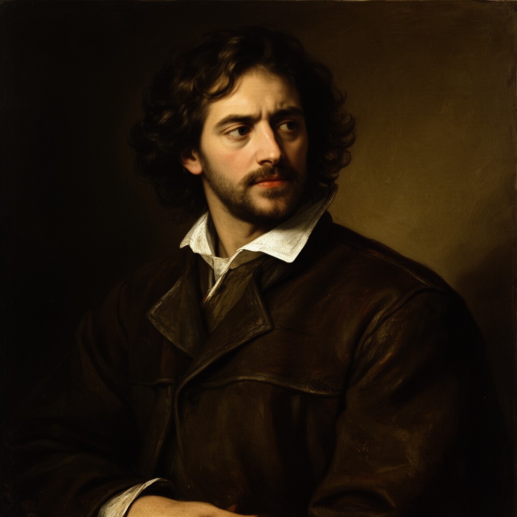 AI-generated illustration of Caravaggio