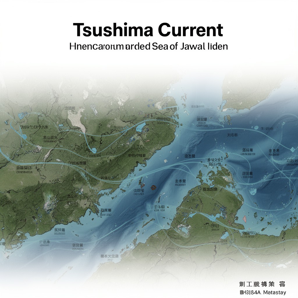 AI-generated illustration of Tsushima Current