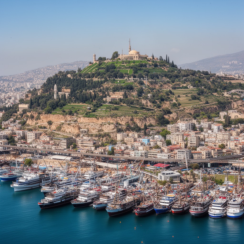 AI-generated illustration of Haifa