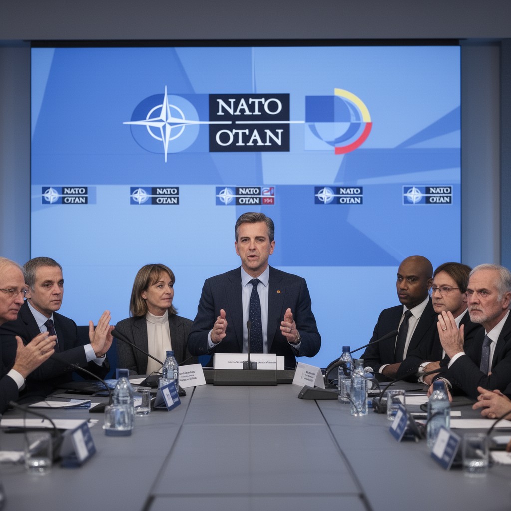 AI-generated illustration of NATO Secretary General