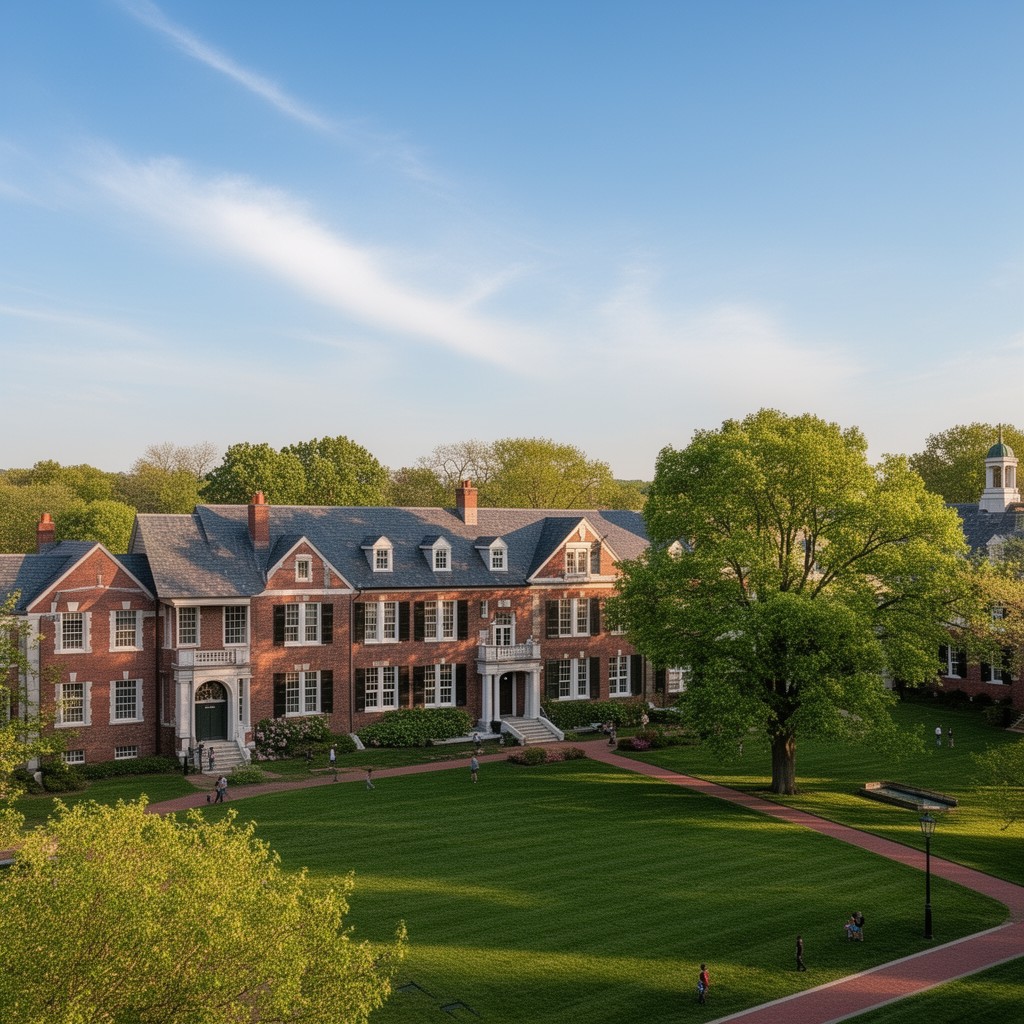 AI-generated illustration of Phillips Academy Andover