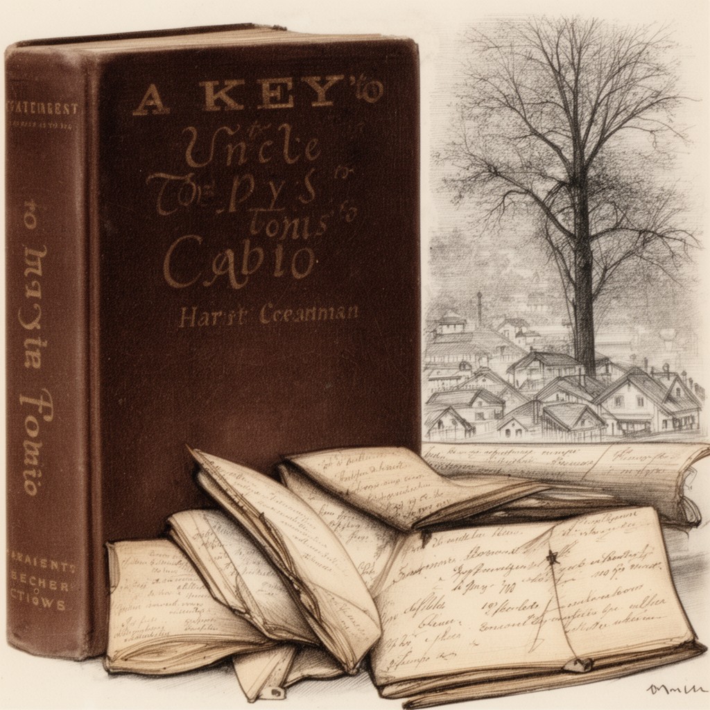 AI-generated illustration of A Key to Uncle Tom's Cabin