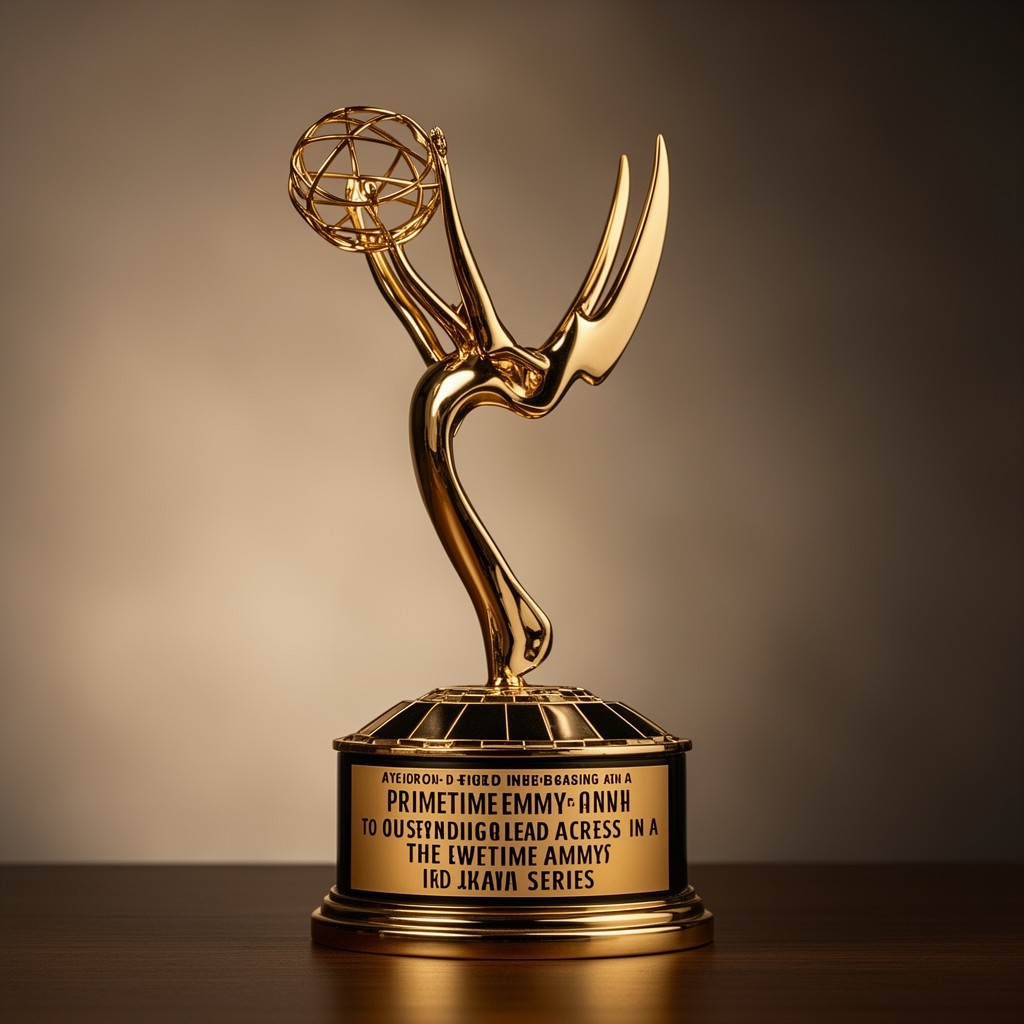 AI-generated illustration of Primetime Emmy Award for Outstanding Lead Actress in a Drama Series