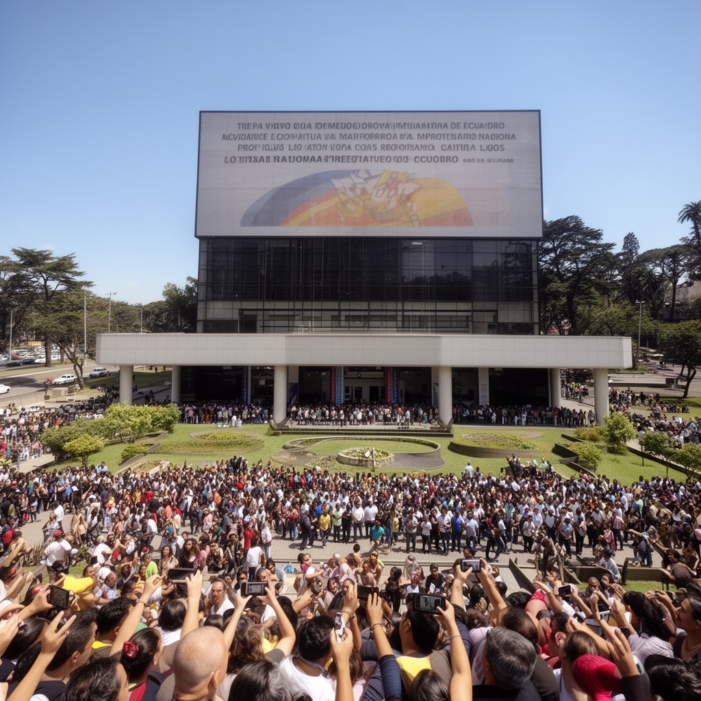 AI-generated illustration of National Assembly of Ecuador