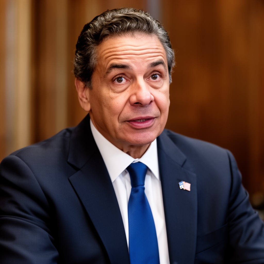 AI-generated illustration of Andrew Cuomo