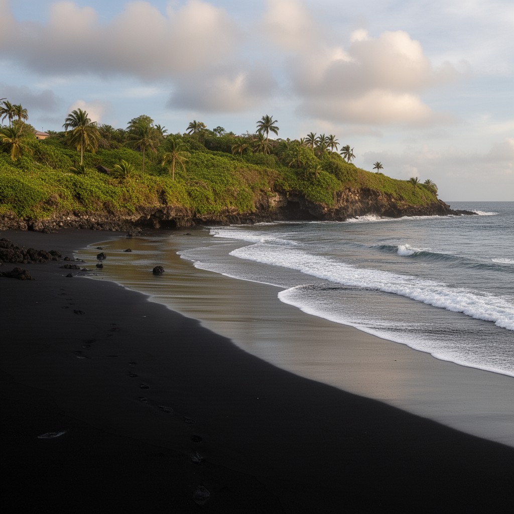 AI-generated illustration of Playa Negra