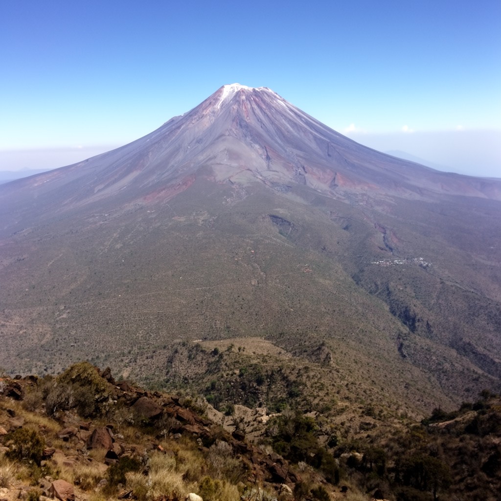 AI-generated illustration of Pico de Orizaba