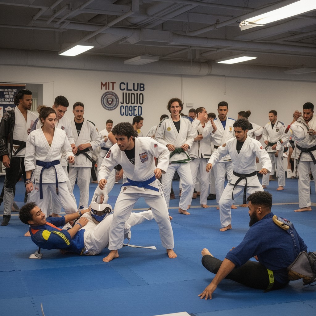 AI-generated illustration of MIT Club Judo