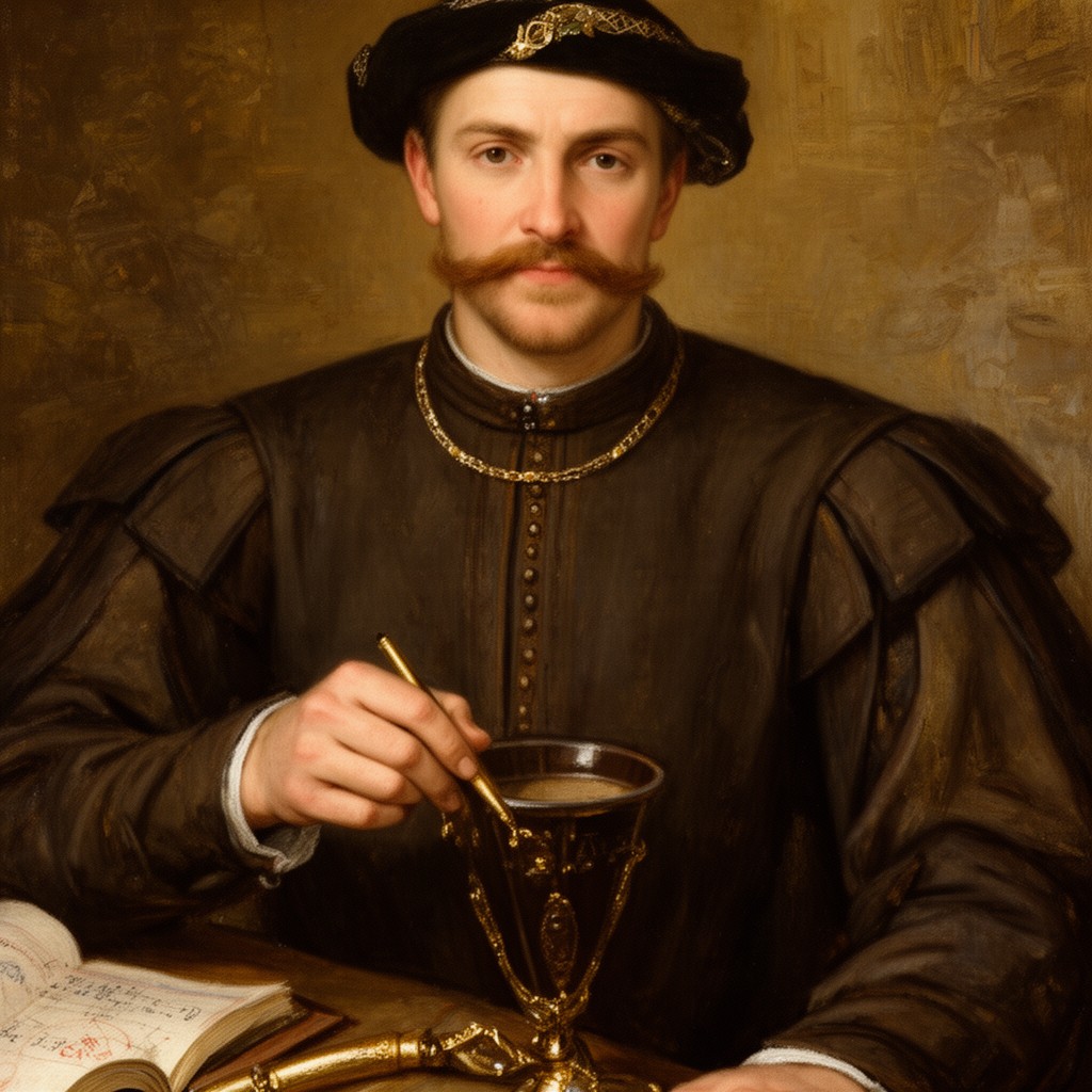AI-generated illustration of Thomas Malory