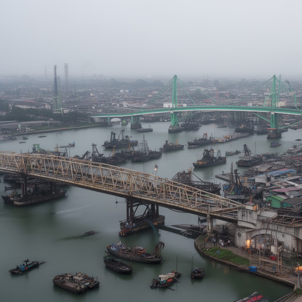 AI-generated illustration of Port Harcourt