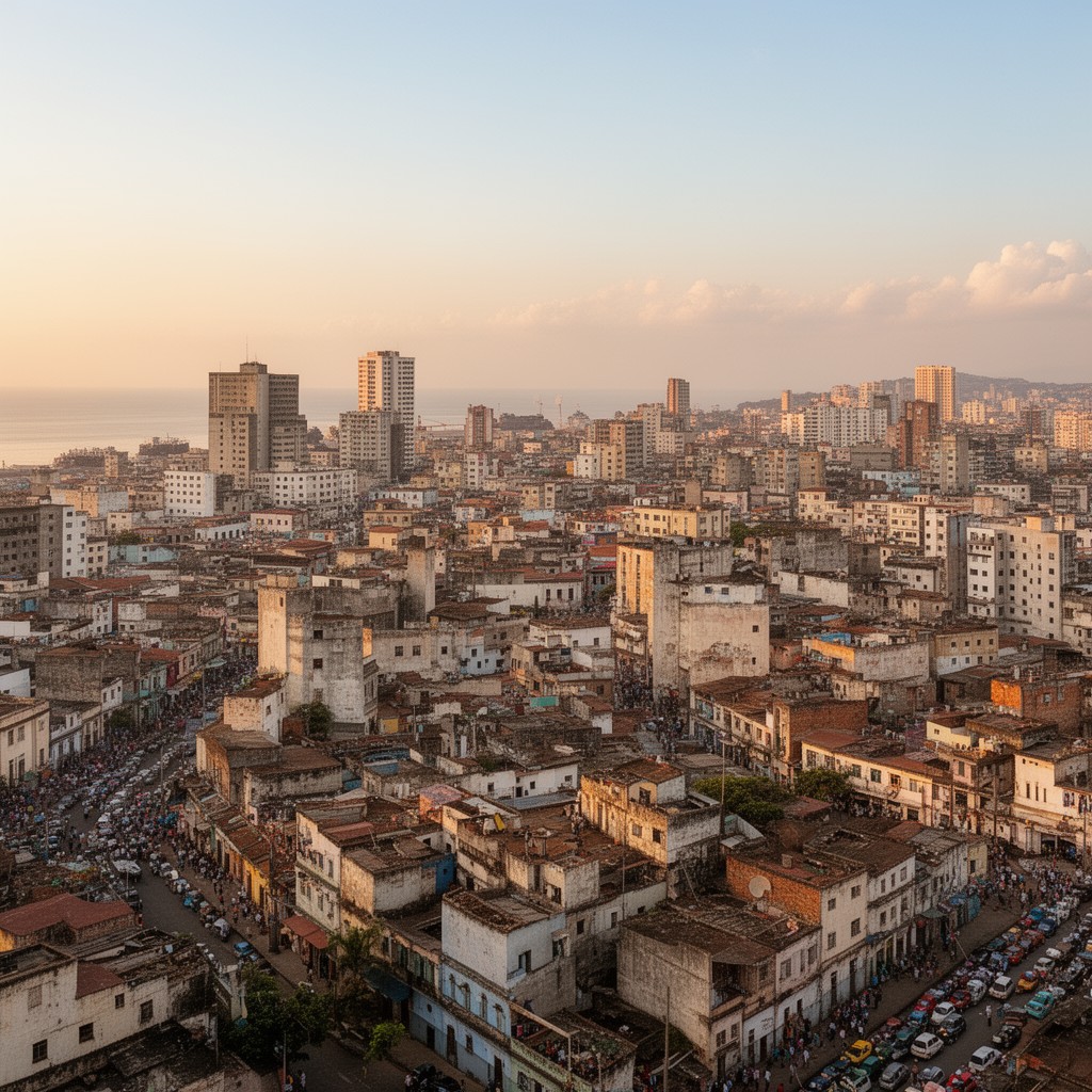 AI-generated illustration of Luanda
