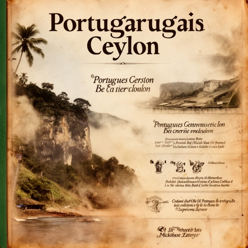 AI-generated illustration of Portuguese Ceylon