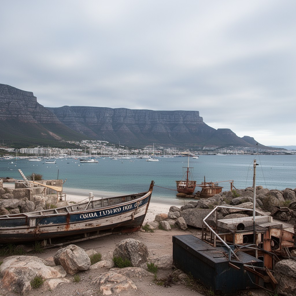 AI-generated illustration of Table Bay