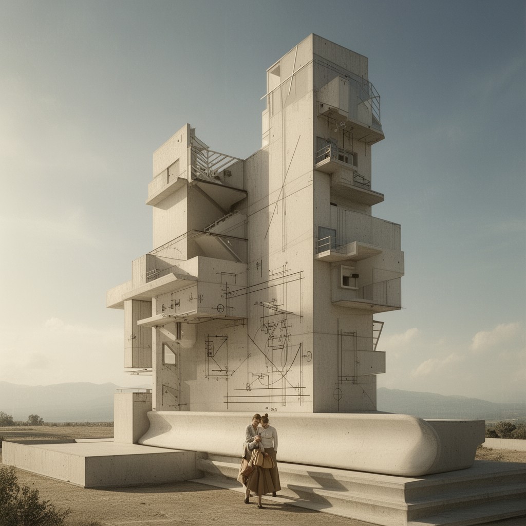 AI-generated illustration of Le Modulor