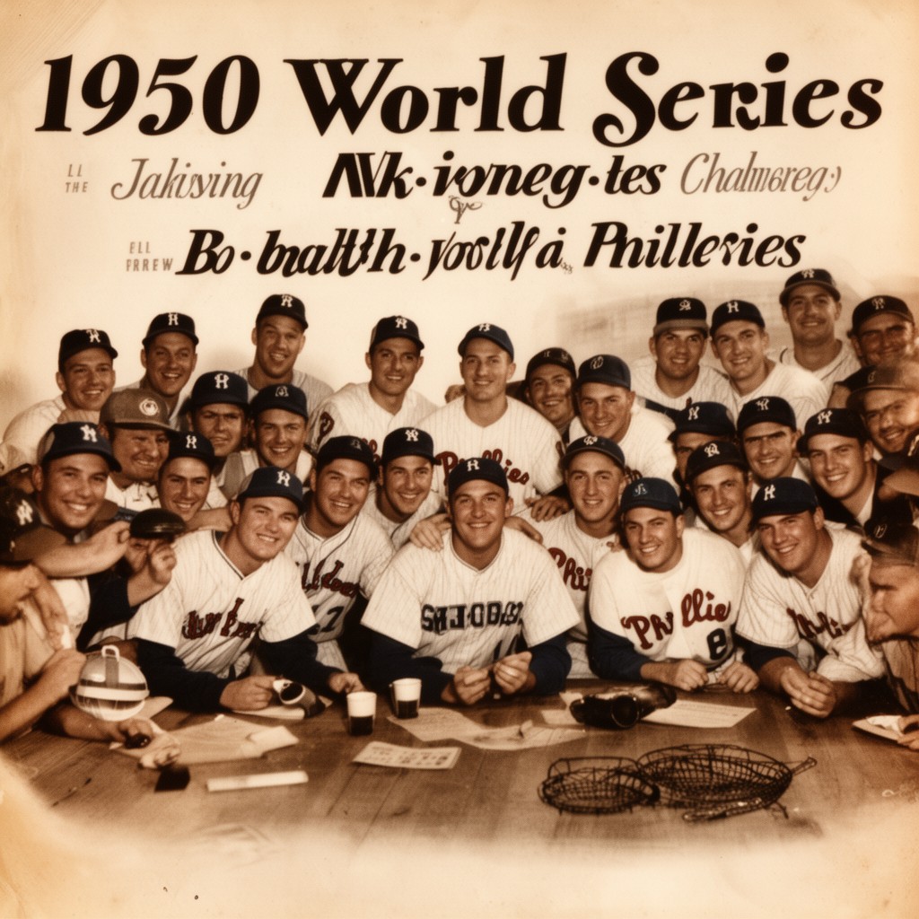 AI-generated illustration of 1950 World Series