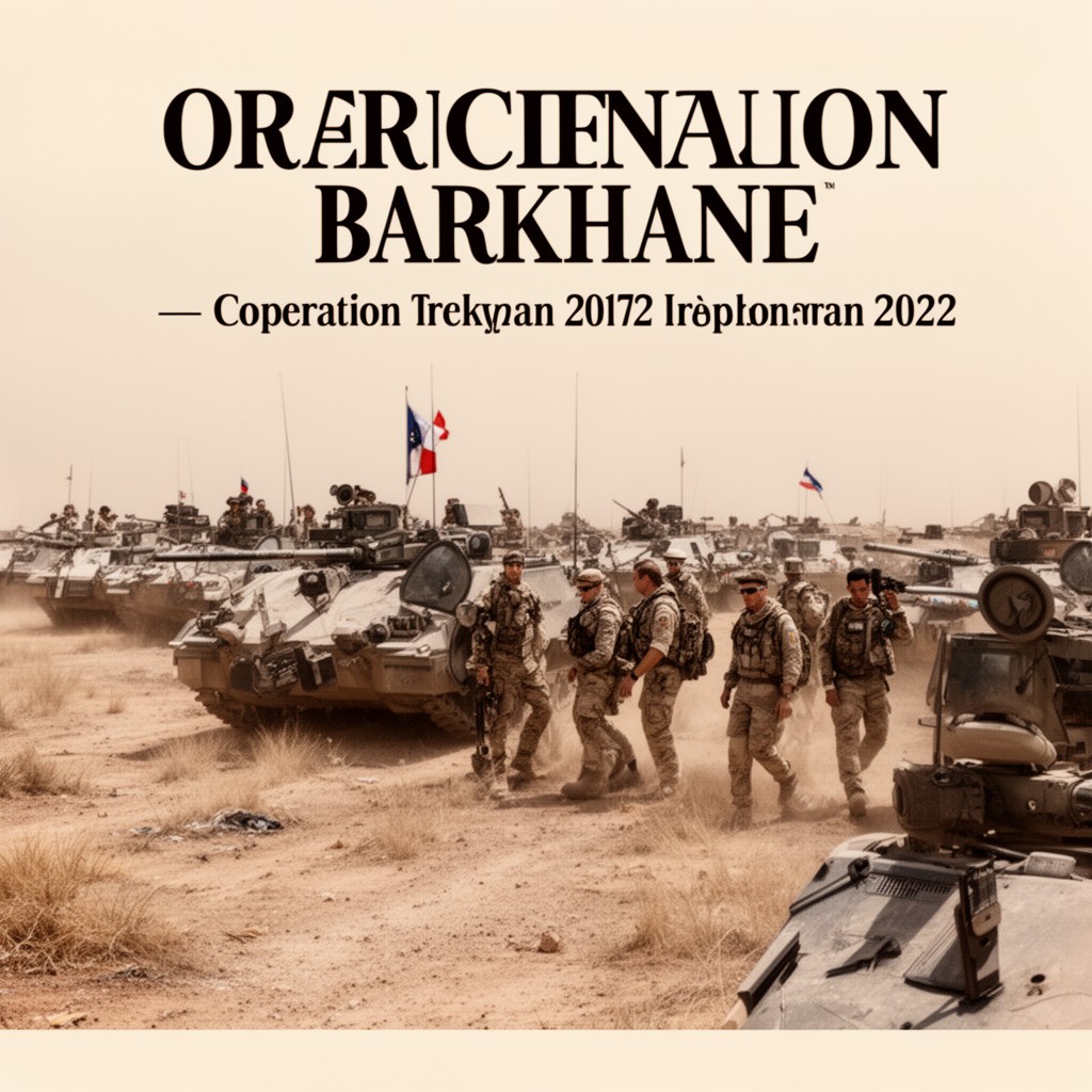 AI-generated illustration of Operation Barkhane