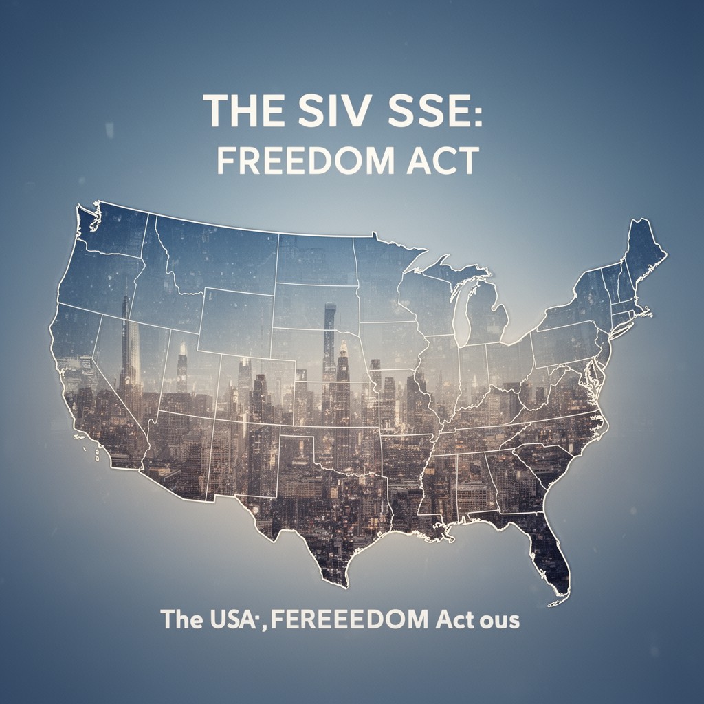 AI-generated illustration of USA FREEDOM Act