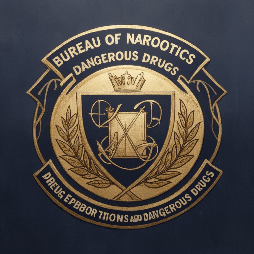 AI-generated illustration of Bureau of Narcotics and Dangerous Drugs
