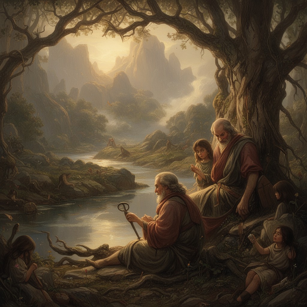 AI-generated illustration of Original sin