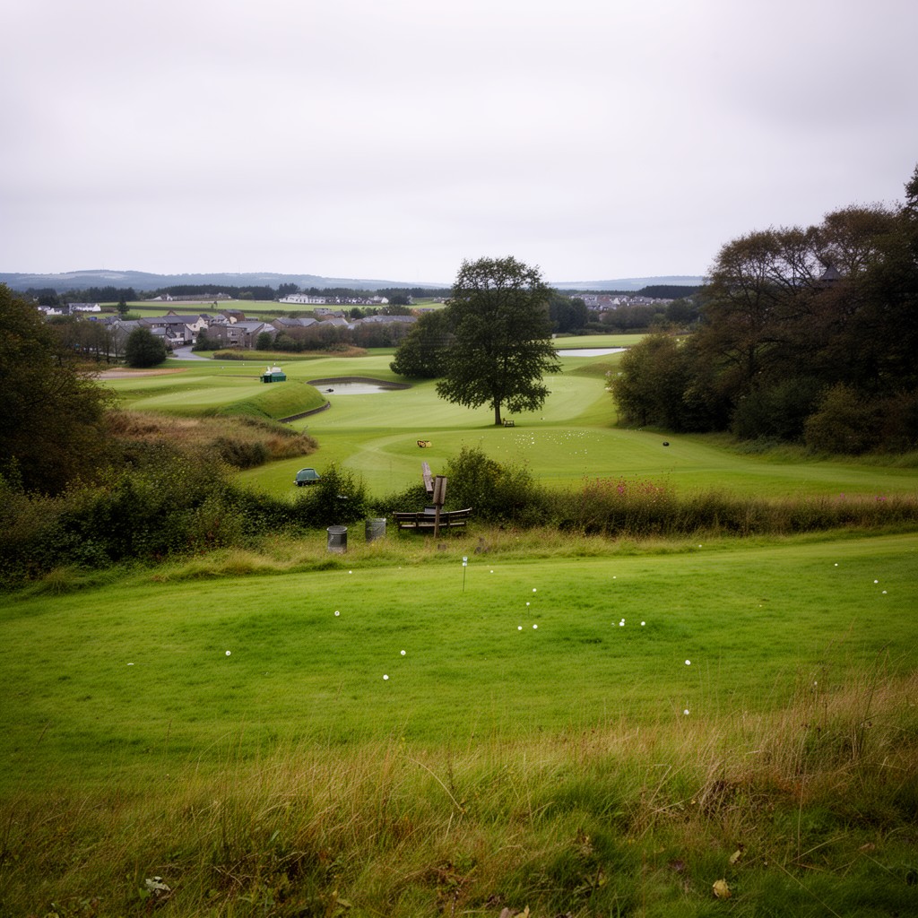 AI-generated illustration of Glenrothes Golf Course