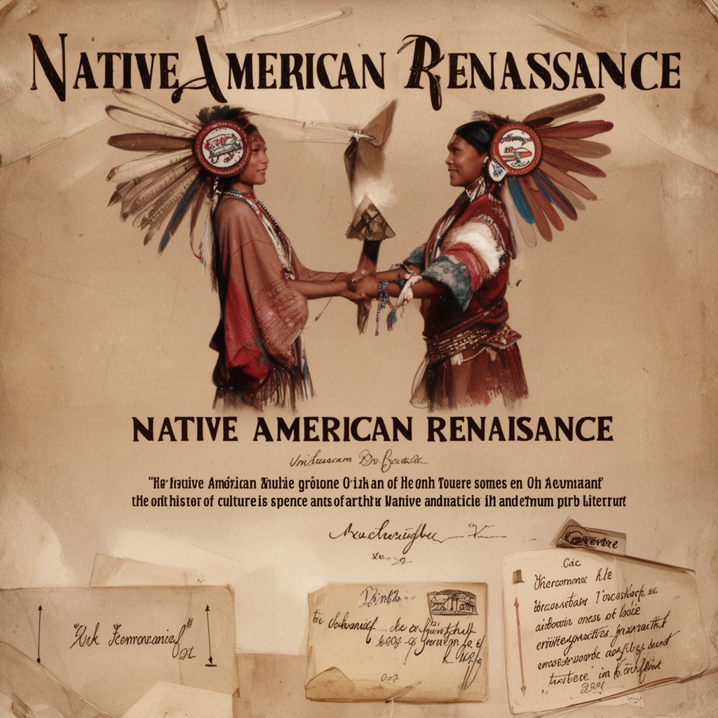 AI-generated illustration of Native American Renaissance