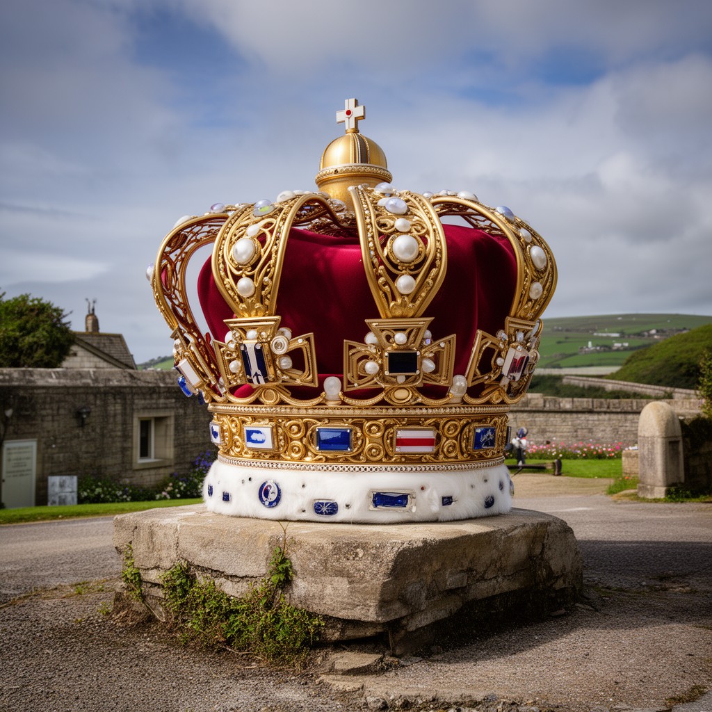 AI-generated illustration of Crown in right of the Isle of Man