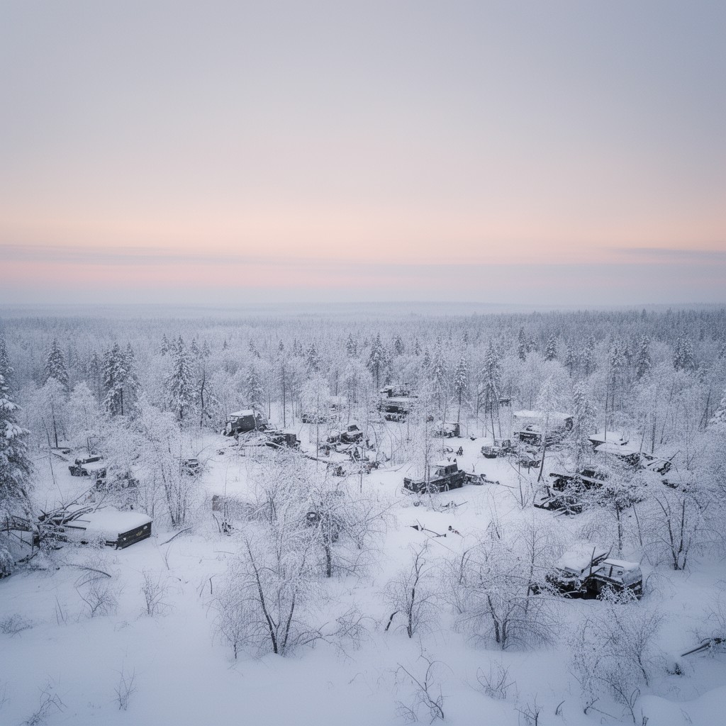 AI-generated illustration of Siberia