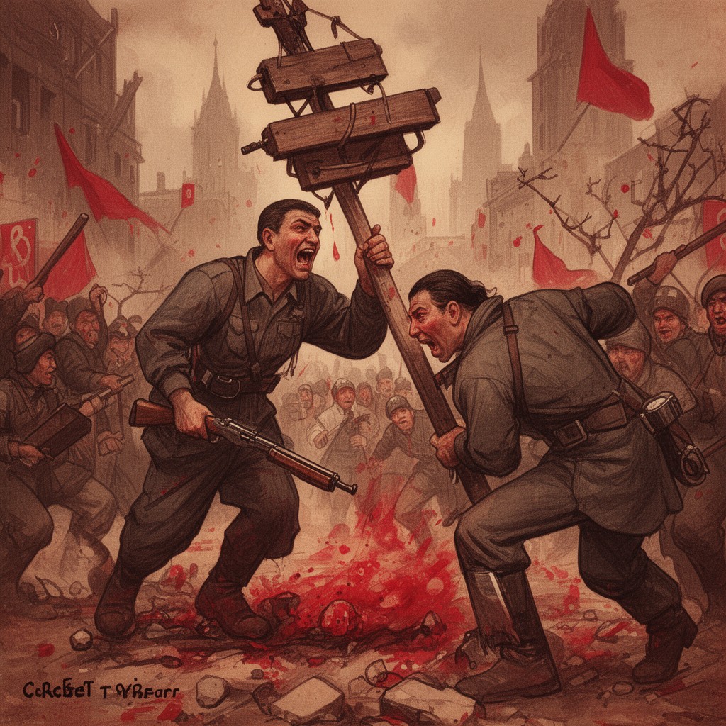 AI-generated illustration of Red Terror