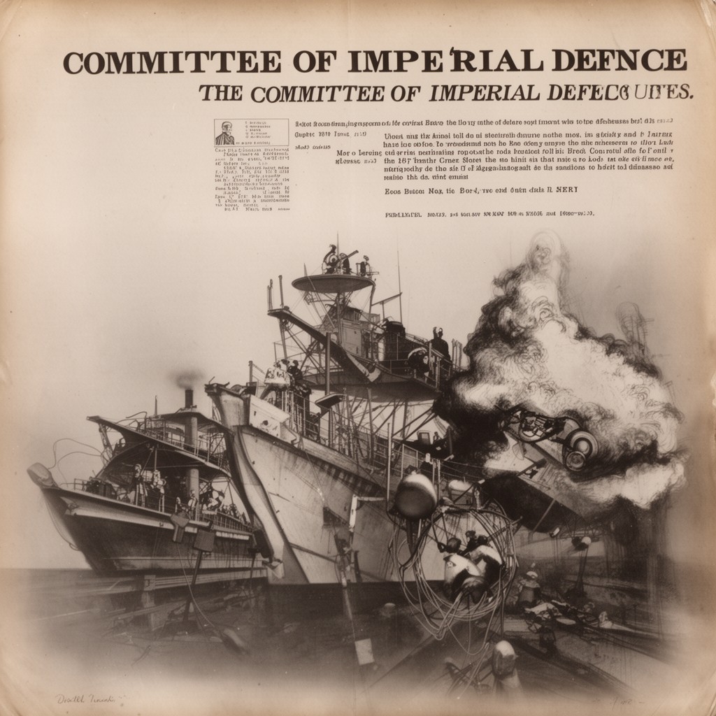 AI-generated illustration of Committee of Imperial Defence