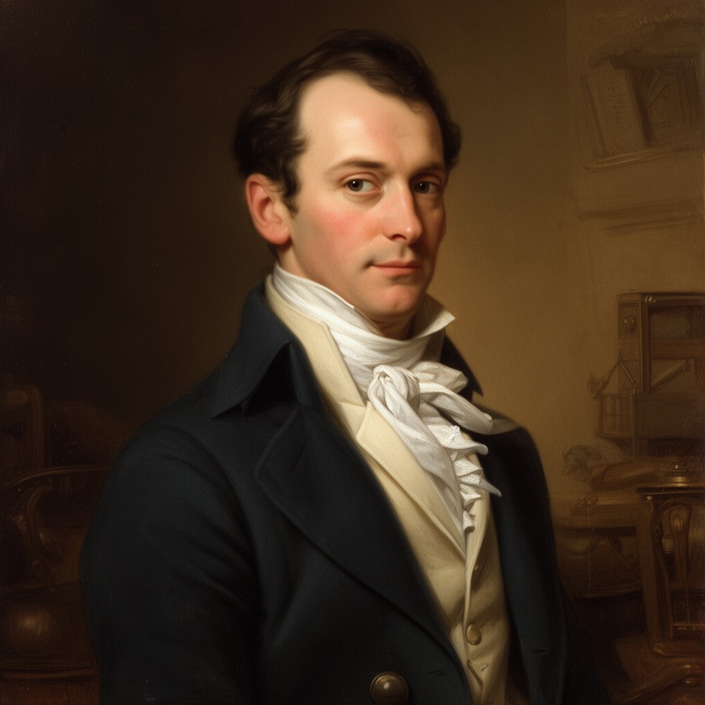 AI-generated illustration of Lazare Carnot